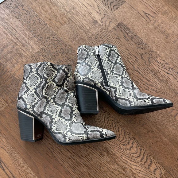Circus by Sam Edelman Snakeskin Print Booties - Picture 4 of 7